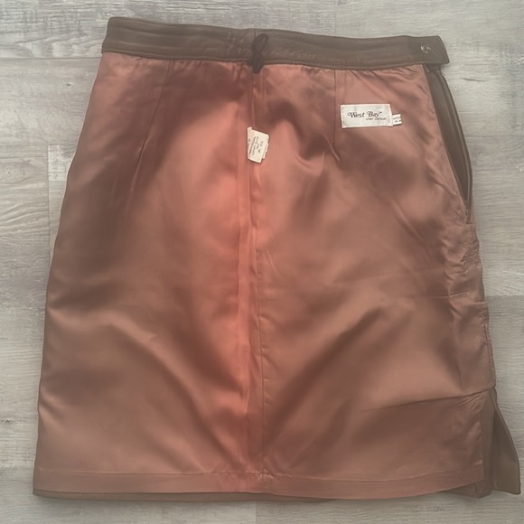 Lamb leather skirt - Picture 8 of 8